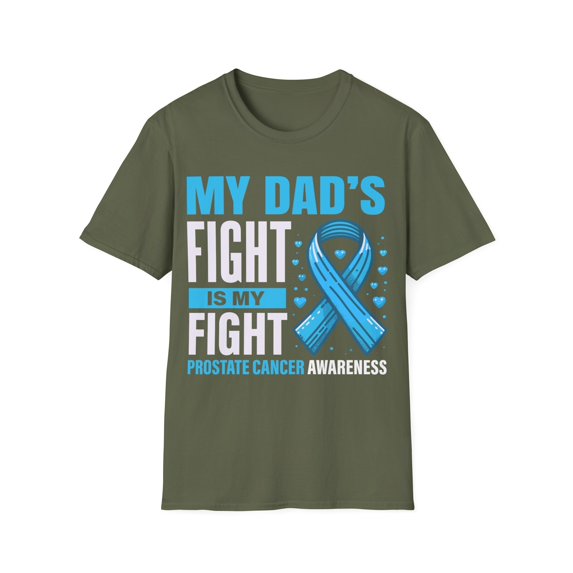Dad's Fight Is My Fight Prostate Cancer Awareness Month TShirt