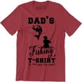 thumbnail image 1 of Dad's Fishing Is This Guy For Reel? - Fish Huntin Men's Gift T-Shirt, 1 of 4