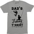 thumbnail image 1 of Dad's Fishing Is This Guy For Reel? - Fish Huntin Men's Gift T-Shirt, 1 of 4