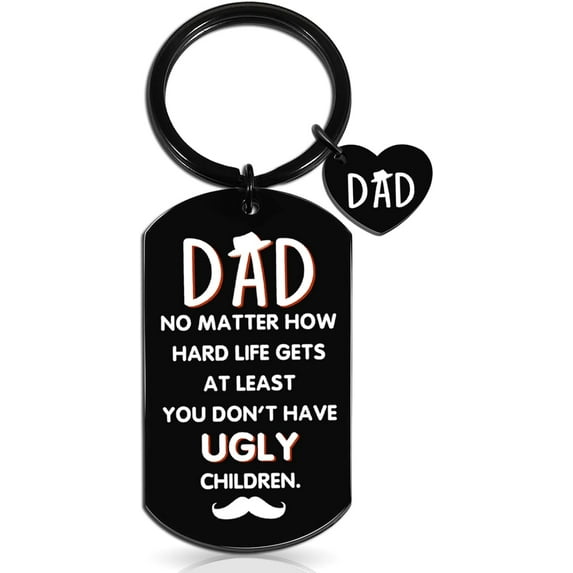 Dad's Gift Dad's Birthday Gift Dad's Valentine's Day Gift Valentine's Day Gift for Dad Funny Dad Keychain Dad's Gift Daughter's Gift Son's Best Dad Birthday Gift for Dad