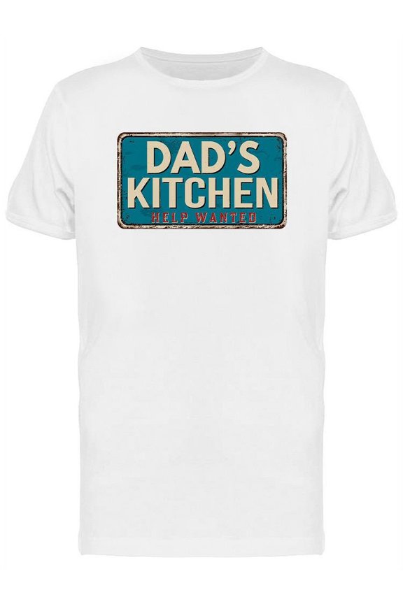 Dad's Kitchen T-Shirt Men -Image by Shutterstock, Male Large