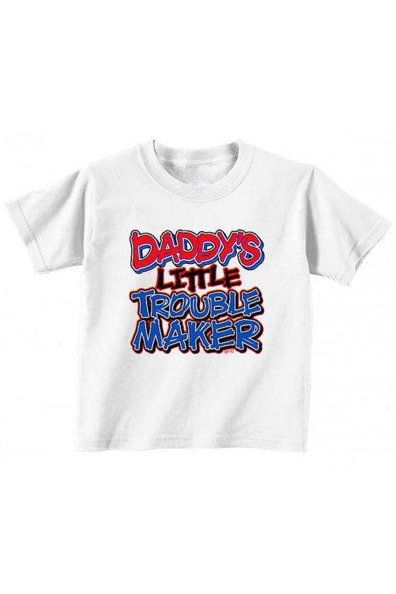 Dad's Lil Trouble Maker Toddler T Shirt