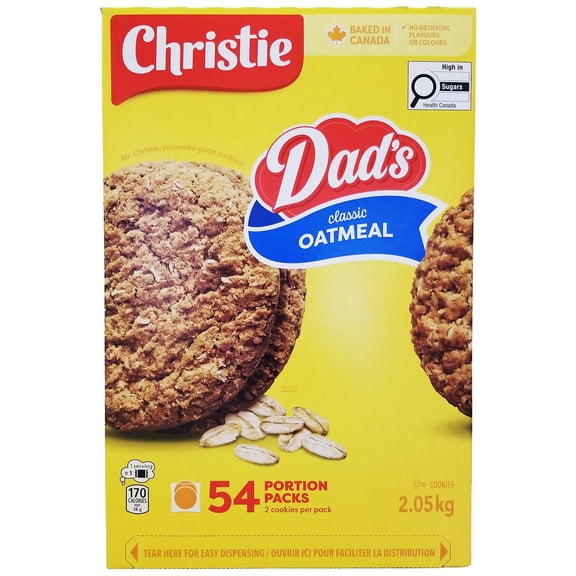 Dad's Oatmeal Cookies | Crunchy Classic Canadian Snack Biscuits