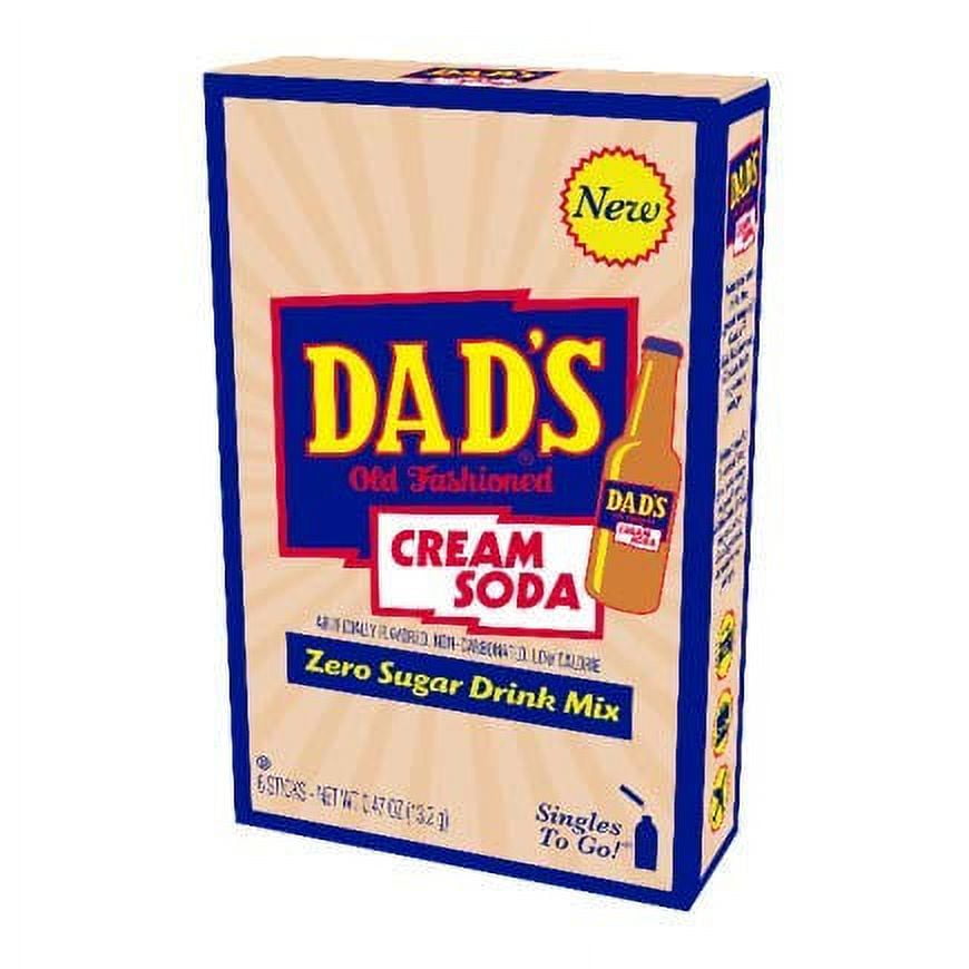 Dad's Old Fashion Cream Soda Singles To Go Drink Mix, 0.47 OZ, 6 CT (12)