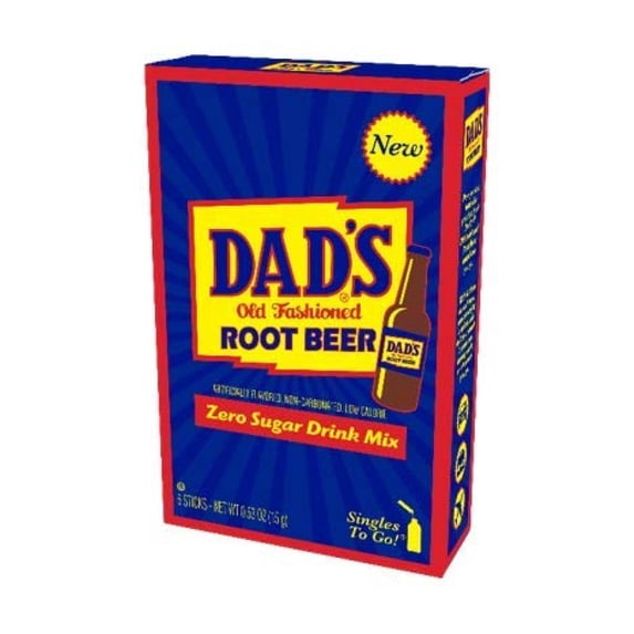 Dad's Old Fashion Rootbeer Singles To Go Drink Mix, 0.53 OZ, 6 CT (6)