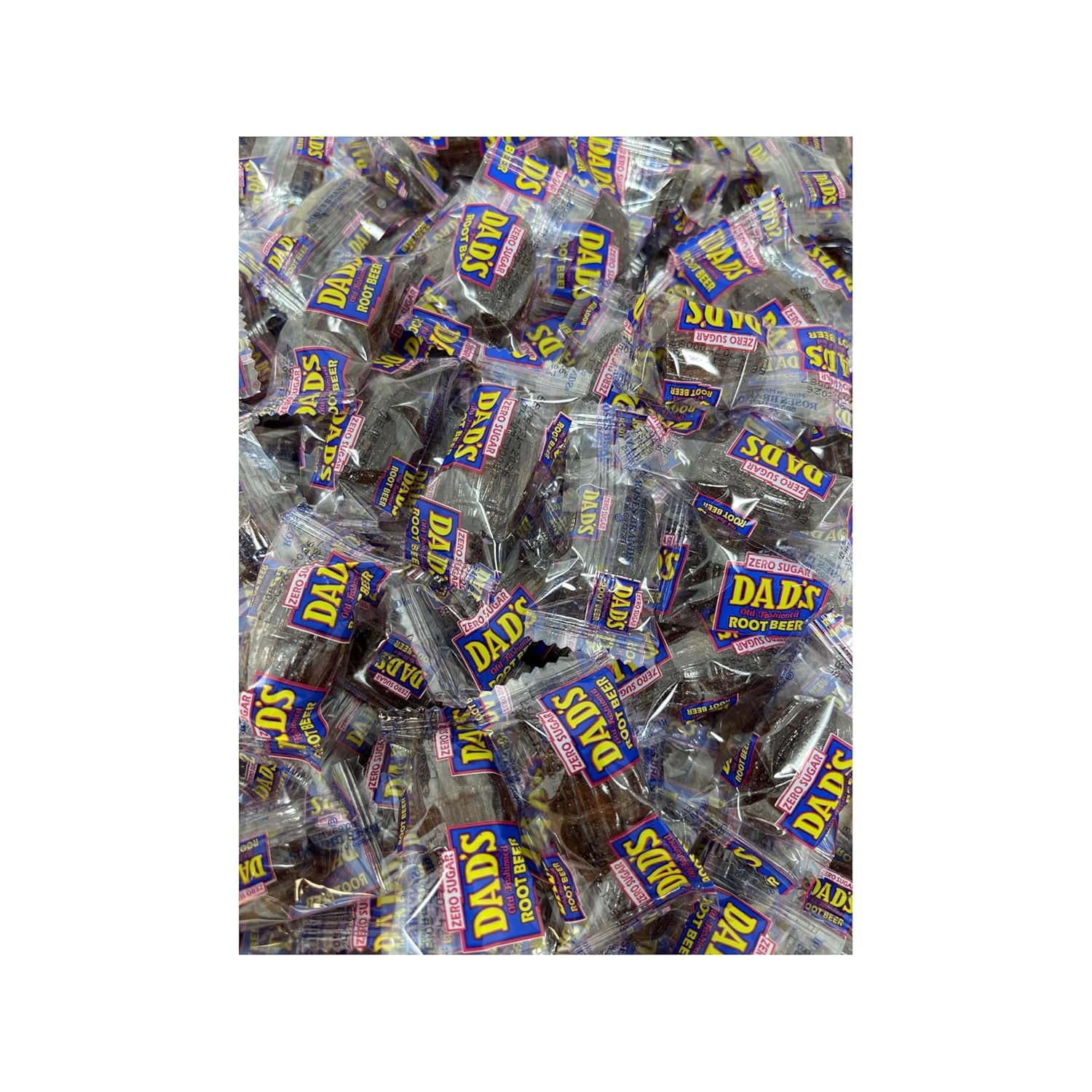 Dad's Old Fashioned Root Beer Barrels - Sugar Free Hard Candy Snacks Classic Flavor 16-oz Zero Sugar Treats Diabetic And Keto Nostalgic Individually Wrapped Candies Bulk Sharing Size (1 Lb Bag)