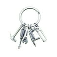 thumbnail image 1 of Dad's Tool Set Keychain, Repairing Tools Keychain, Handcrafted Mini Tool Set Keychain, Portable Bag Charms, Holiday Birthday Gifts for Dad, 1 of 5