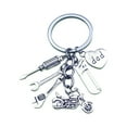 thumbnail image 1 of Dad's Tool Set Keychain, Repairing Tools Keychain, Handcrafted Mini Tool Set Keychain, Portable Bag Charms, Holiday Birthday Gifts for Dad, 1 of 5