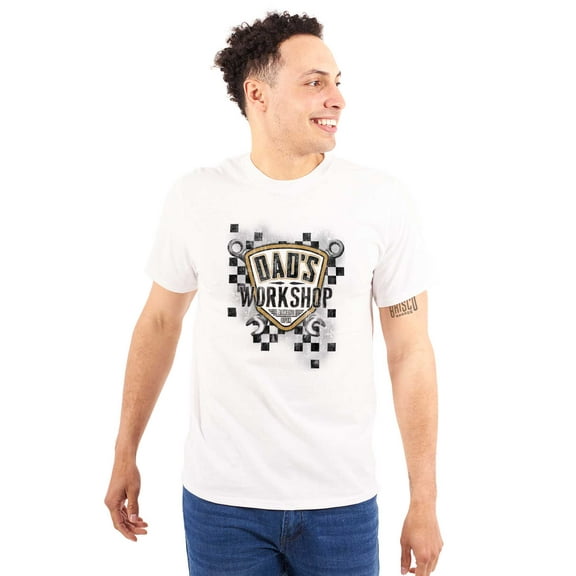 Dad's Workshop Father's Day Tools Men's Graphic T Shirt Tees Brisco Brands S