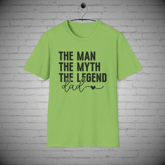Dad t-shirt, Dad the Myth Legend tee, Father's Day Gift, Funny Dad tee