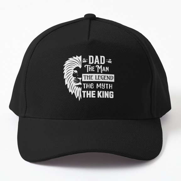 Dad the Man the Legend Baseball Cap, Father's Day Family Appreciation Design, Classic Hat