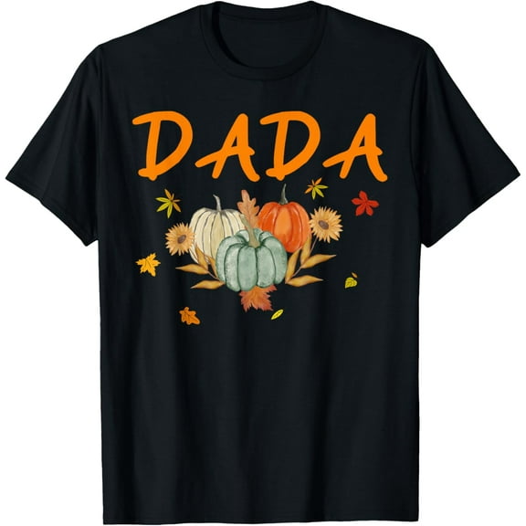 Dada Birthday Pumpkin 1st Birthday Matching Family Party T-Shirt