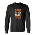 thumbnail image 1 of Dada Daddy Dad Bu*h Sarcastic Humor Novelty Men's Long Sleeve Shirts, 1 of 3