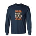 thumbnail image 1 of Dada Daddy Dad Bu*h Sarcastic Humor Novelty Men's Long Sleeve Shirts, 1 of 3