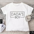 thumbnail image 1 of Dada'S Boy Toddler Shirt, Minimalist Fathers Day Baby Tee, Dad'S Little Boy Kids Raglan, Baby Announcement, Baby Shower Gift TODDLER SHORT SLEEVE TEE BELLA CANVAS 3001T, 1 of 3
