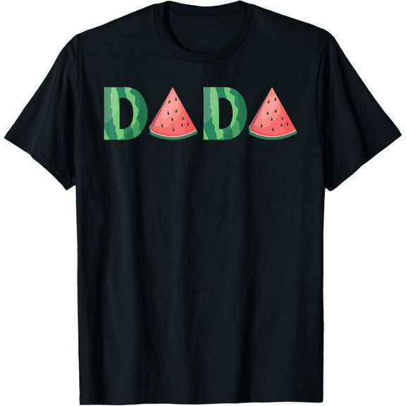 Dada Watermelon Funny Summer Fruit Gift - Great Father's Day T-ShirtPure cotton short-sleeved shirts for both men and women