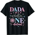 thumbnail image 1 of Dada in a Winter Onederland Birthday Girl Sweet Snowflake T-Shirt, 1 of 3
