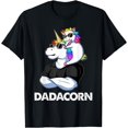 thumbnail image 1 of Dadacorn Unicorn Dad and Baby Christmas Papa Father's Day Unisex T-Shirt for Men Women Kids Toddler, 1 of 5