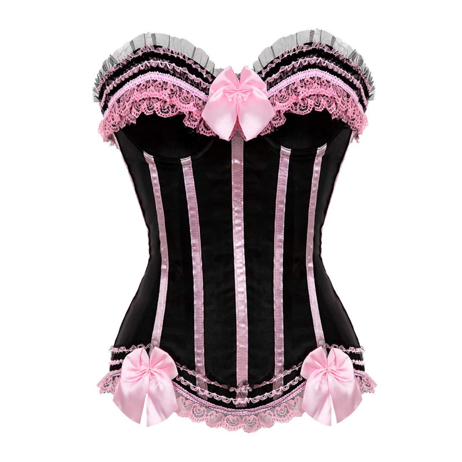 Dadaria Corset Tops for Women Plus Size Corsets For Women Black Bustier  Lingerie For Halloween Costume Dress Bustier Top Gothic Shapewear Underwear  Pink XXXXXL,Women - Walmart.com