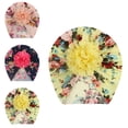 thumbnail image 1 of Dadaria Hair Bows for Girls Newborn Baby Boy Girl Floral Hat Headwear Cap Hat Accessories 3 PC Baby Hat A M,Boys Girls, 1 of 5