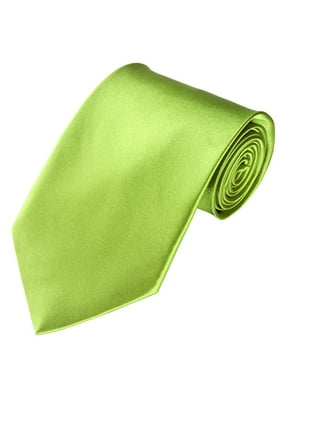 TieMart Kelly Green Solid Color Necktie