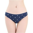 thumbnail image 1 of Dadaria Period Underwear for Women 5PCS Women Silky Comfy Low Waist Breathable Nylon Has Elasticity Underpant Blue L,Women, 1 of 8
