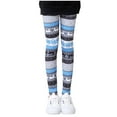 thumbnail image 1 of Dadaria Toddler Leggings Baby Girls Printed Milk Silk Pattern Leggings Comfortable Slim Cropped Trousers Gray 2-4 Years,Toddler, 1 of 2