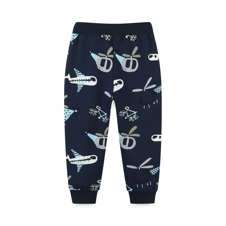 Dadaria Toddler Sweatpants 90 140 Toddler Boys Cotton Drawstring Elastic Jogger Pants Athletic Knit Sweatpants With Pockets Navy 5 Years Toddler