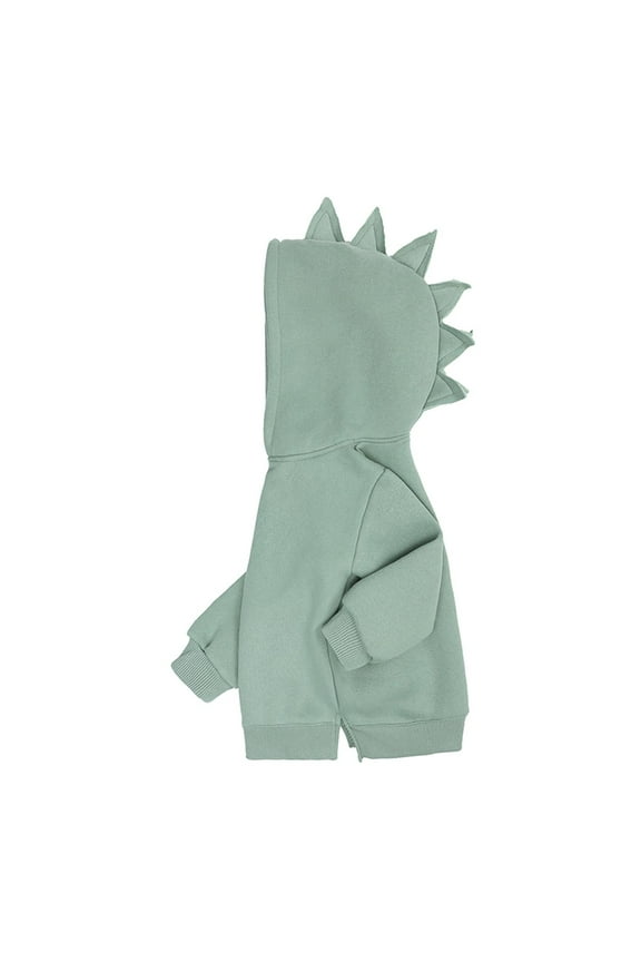 Toddler Sweatshirt 6Months-4Years Spring Kids Hoodies Dino Baby Boys Girls Hoody Older Children Pullover Outerwear Green 2-3 Years,Toddler
