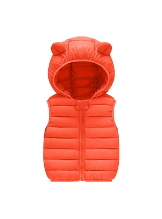 Orange store baby vest