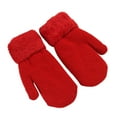 thumbnail image 1 of Dadaria Winter Gloves Women Winter Gloves Warm Lining - Cozy Warmer Thick Gloves Mittens Red,Women, 1 of 1