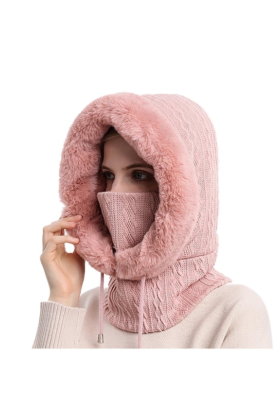 Womens Winter Hats Women Winter Fashion Hat Windproof Outdoors Warm Leisure Hat Pink One Size,Women