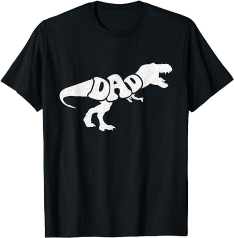 Dadasaurus T rex Dinosaur Funny Dad a Saurus Father's Family T-Shirt ...