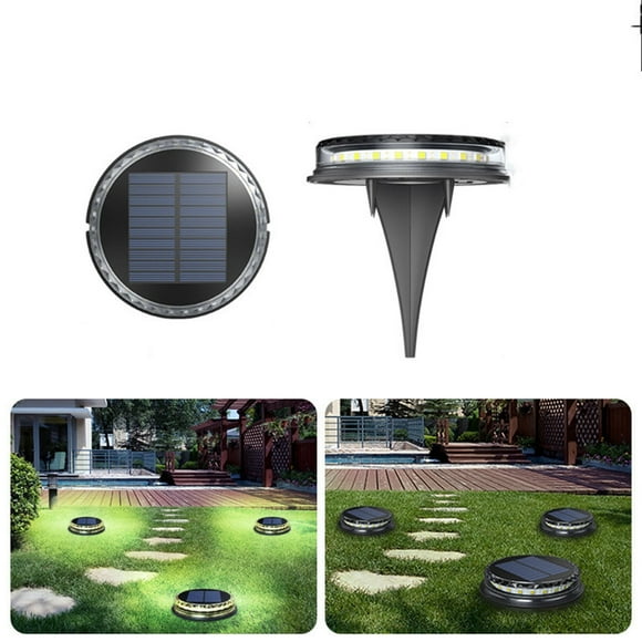 Dadatutu 17LED Solar Ground Light - Waterproof Garden Roadway Lamp with Auto On/Off (8-10h Runtime)