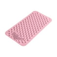 thumbnail image 1 of Dadatutu 29"X17" Foot Scrubber Shower Mat, Bathtub Mat with Antislip Suction Cups and Drain Holes, Non Slip Bath Floor Mats for Feet Massage Shower Rug, 1 of 8