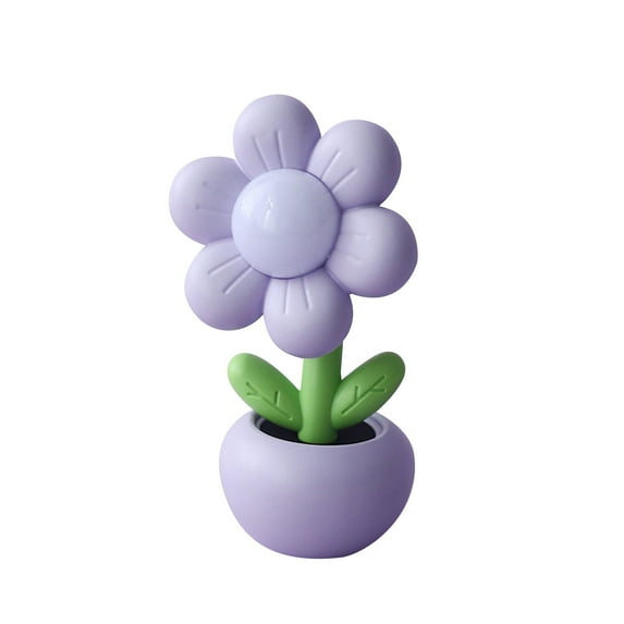 Dadatutu 4" Cartoon Flower Night Light Battery Operated, Mini Bedside Lamp Adjustable Cute Flower Light Kids Bedroom Decor Children Gifts