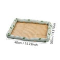 thumbnail image 1 of Dadatutu Bamboo Cooling Pet Pad, Breathable Rattan Mat for Dogs/Cats, Summer Heat Relief & Allergy Friendly, 1 of 6