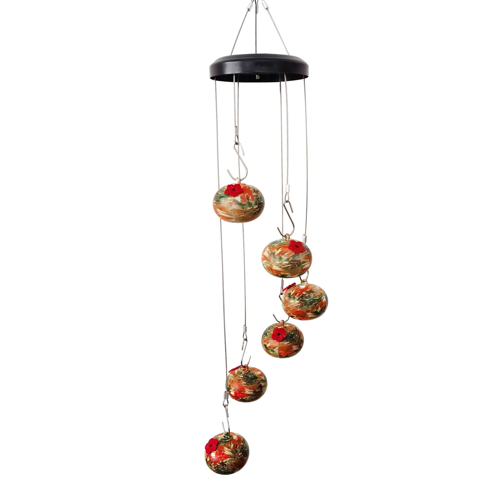 Dadatutu Charming Wind Chimes Hummingbird Feeders for Outdoors Hanging to Attract Hummingbirds