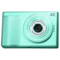thumbnail image 1 of Dadatutu Digital High-Definition 4x 40 MP Portable Mini Kids Camera with Bracket, Light Blue, 1 of 8