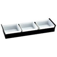 thumbnail image 1 of Dadatutu Plastic Bowls Set with Tray, Removeable White Serving Bowls for Entertaining Parties, Divided Serving Platter for Snacks, Salsa, Sauces, Appetizers, Nuts, Fruits Etc, 1 of 7