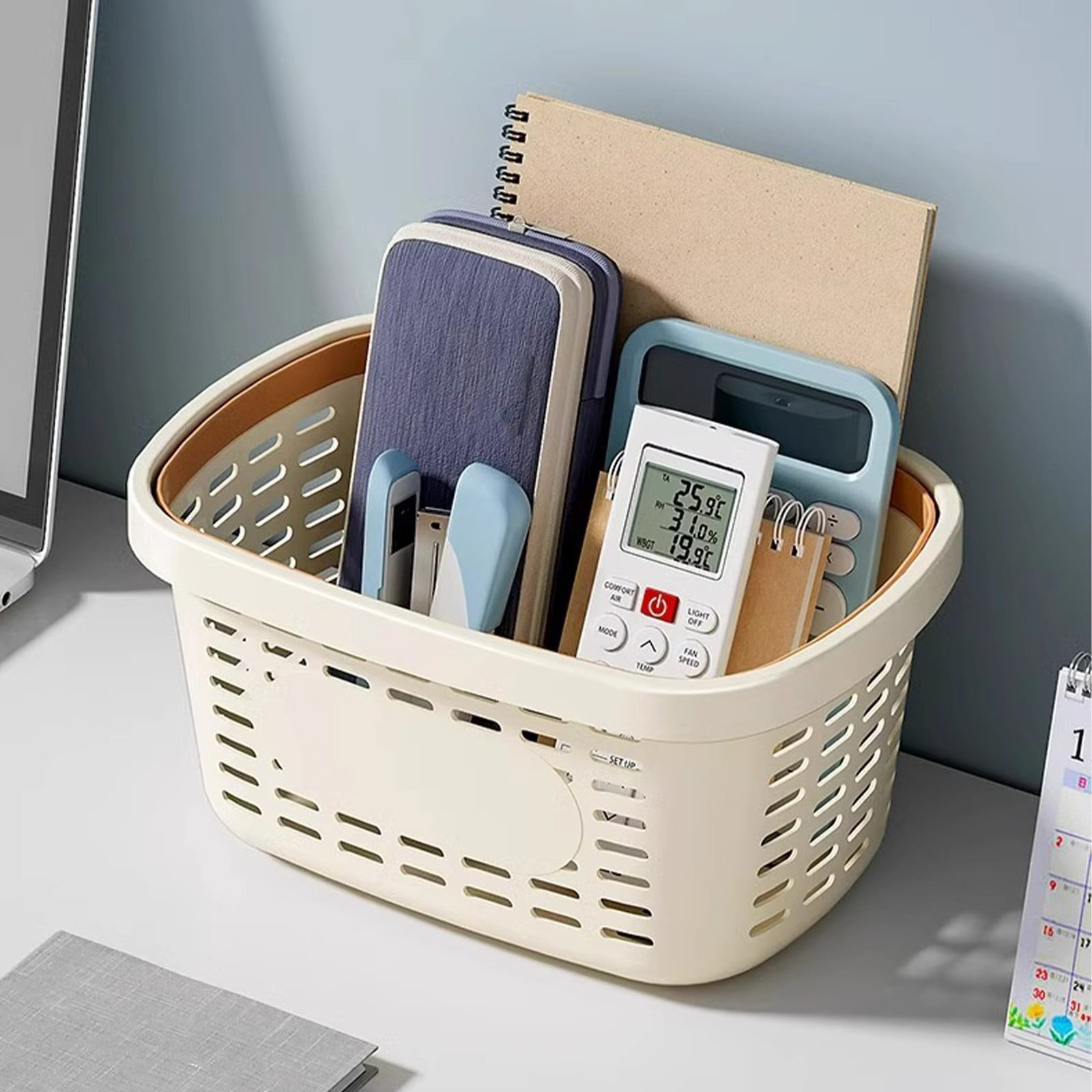 Dadatutu Portable Shower Basket, Plastic Storage Baskets with Handle ...