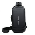 thumbnail image 1 of Dadatutu Waterproof Anti-Theft USB Backpack, Chest Bag with Lock & USB Port, 1 of 6