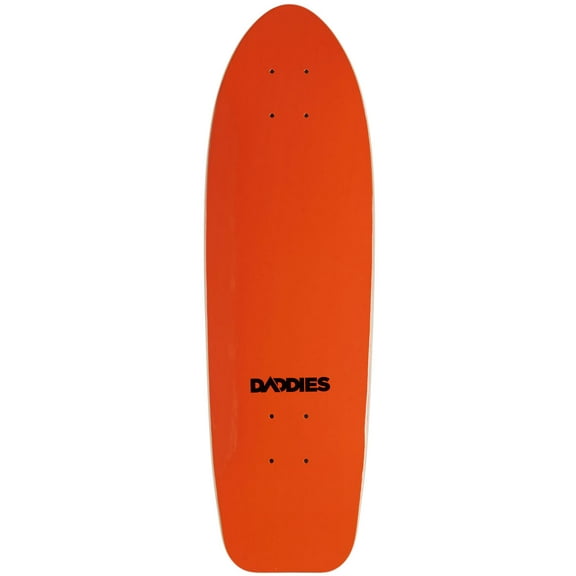 Daddies Logo Cruiser Skateboard Deck - Orange