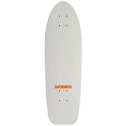 Daddies Logo Cruiser Skateboard Deck - White
