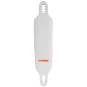 Daddies Logo Drop-Thru Longboard Deck - White