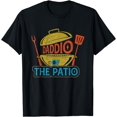 thumbnail image 1 of Daddio Of The Patio Vintage BBQ Grill Barbecue Father's Day T-Shirt, 1 of 3