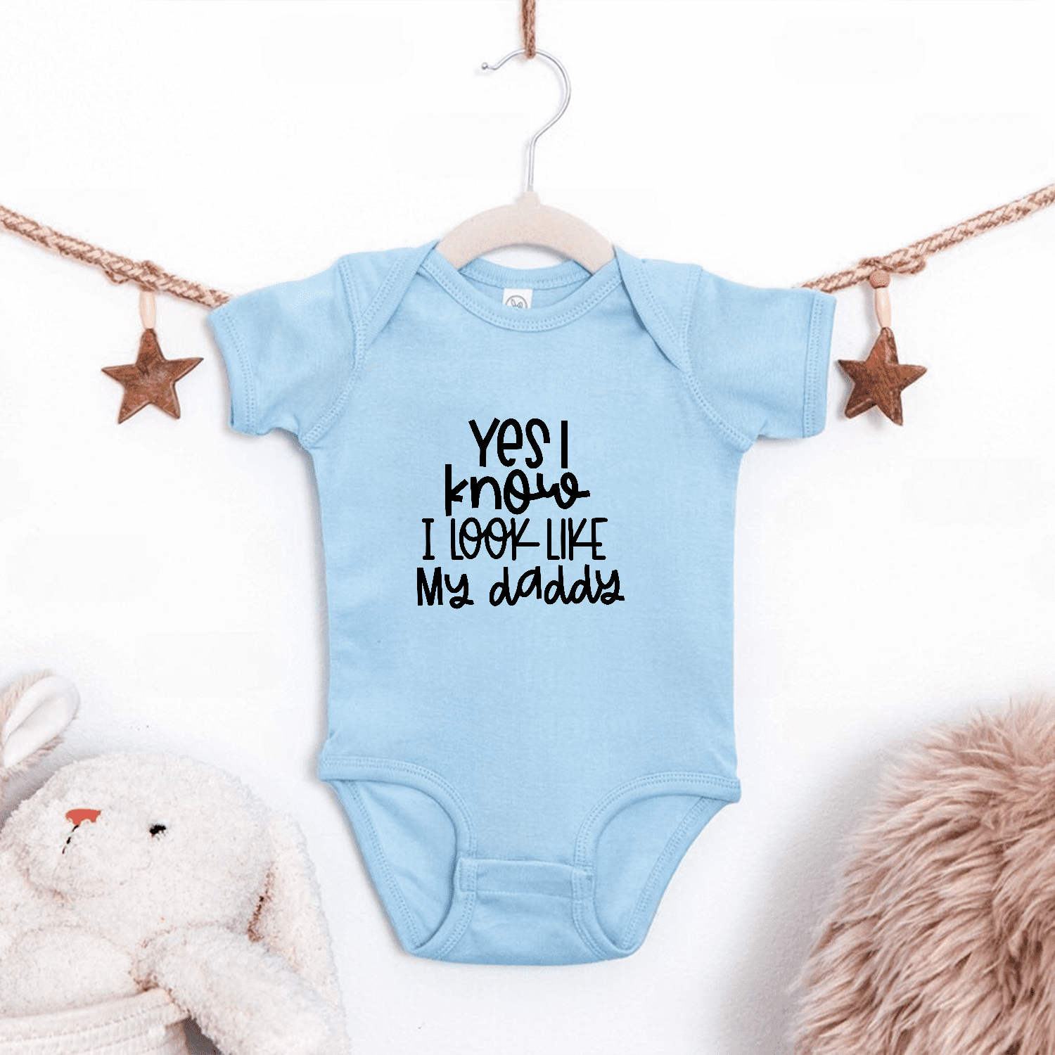 Daddy Baby Bodysuit, Looks Like My Daddy Infant Outfit, Newborn Gift ...