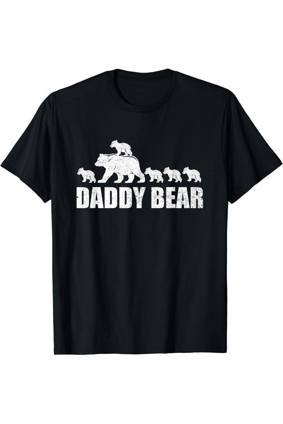 Daddy Bear 5 Cubs Shirt Daddy Bear 5 Kids Tshirt Dad 5 Kids T-Shirt