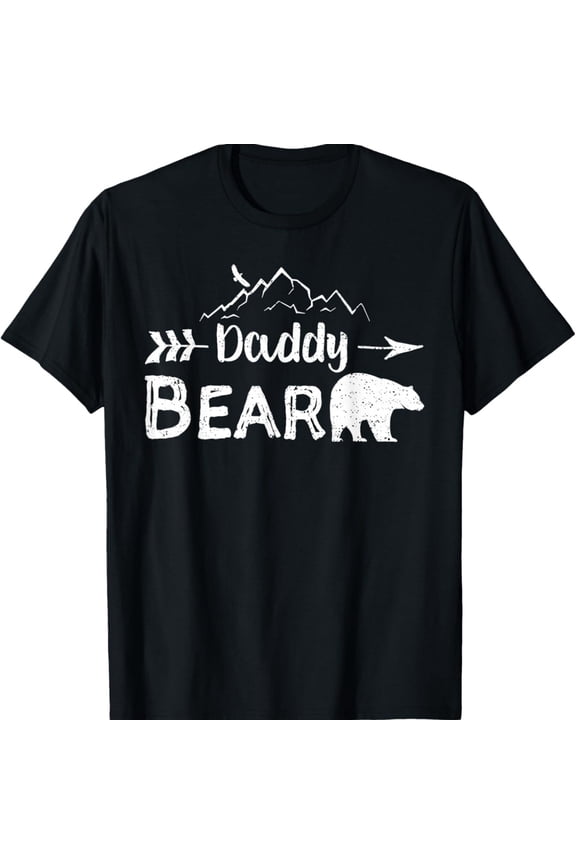 Daddy Bear Matching Family Mama Papa Bear mping Gift T-shirt