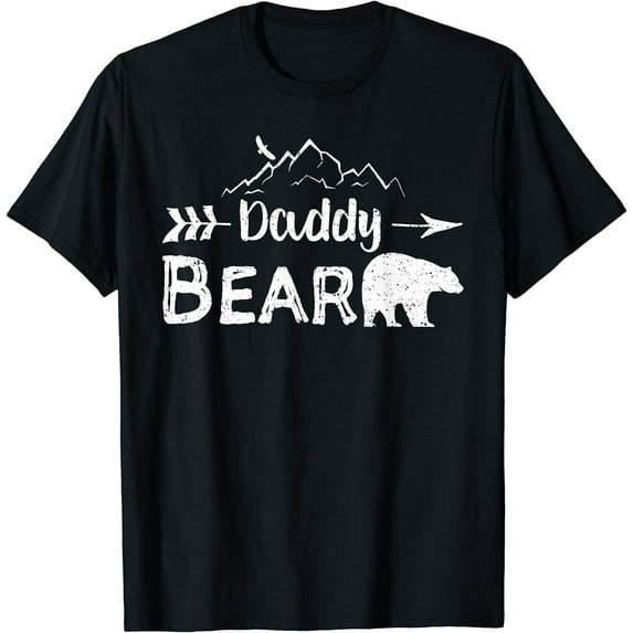 Daddy Bear Shirt Matching Family Mama Papa Bear Camping Gift T-Shirt